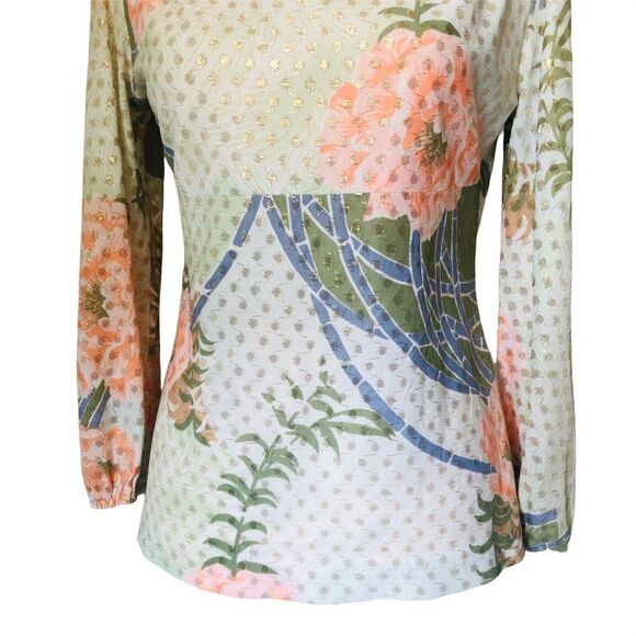 Vintage Blouse by Alice of California Made in Union ILGWU US Sz 10 Very pretty! - Picture 9 of 11